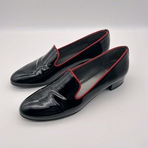 Black Patent Leather Loafers